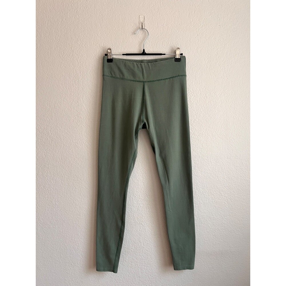 Pact Women's Organic On the Go-To Legging in Castor Green Size SMALL